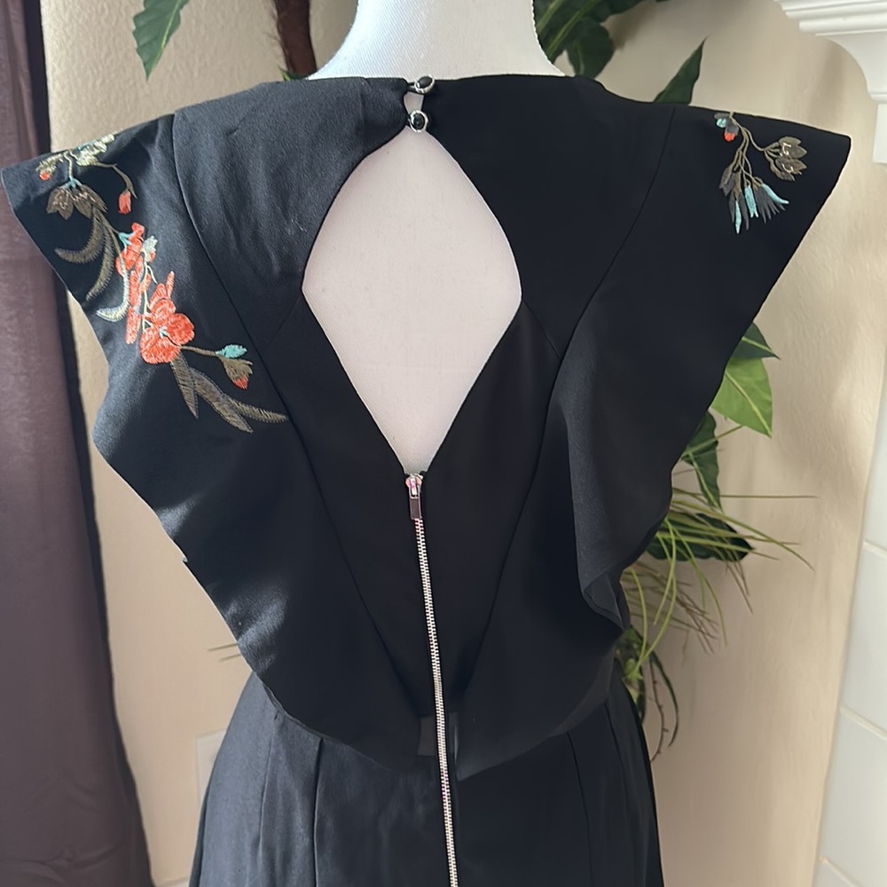 A.B.S Collection Floral Ruffle Dress - Picture 4 of 7
